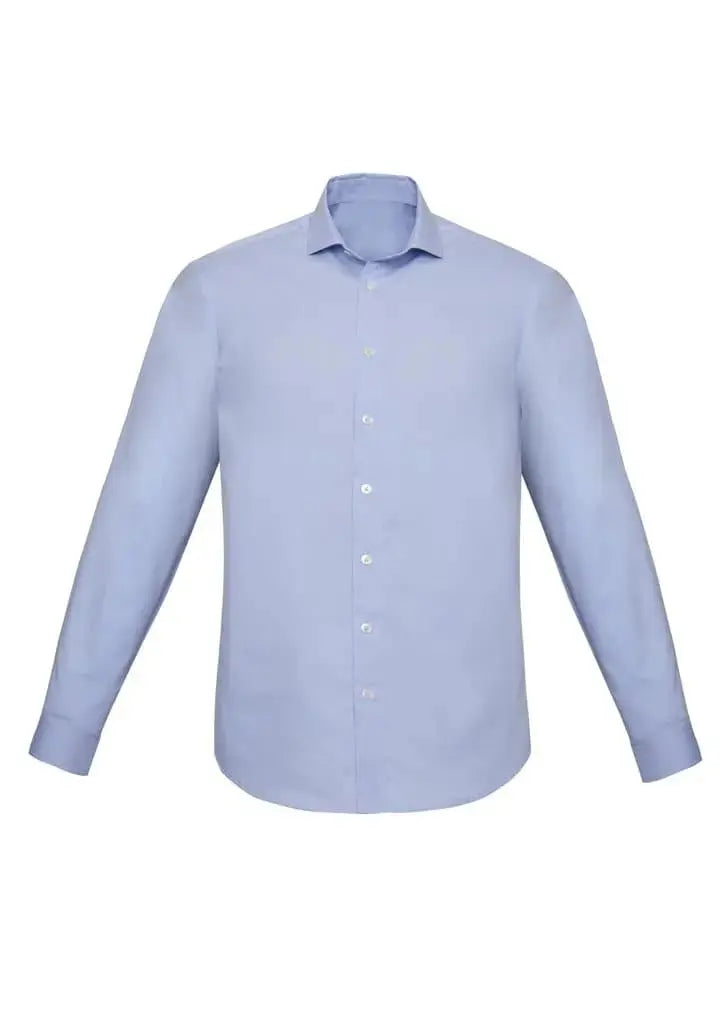 Biz Corporates Charlie Mens Slim Fit L/S Shirt RS969ML - Flash Uniforms
